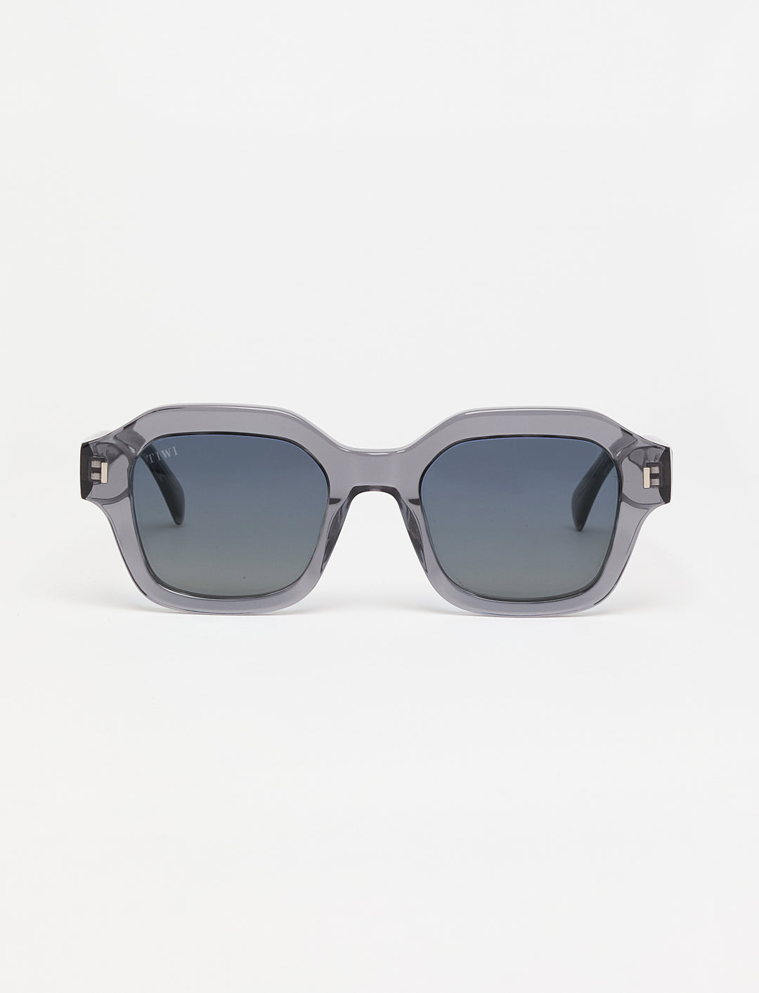 LeClub Carole Available in more colors Acetate Crystal Gray with Clear Blue Lenses