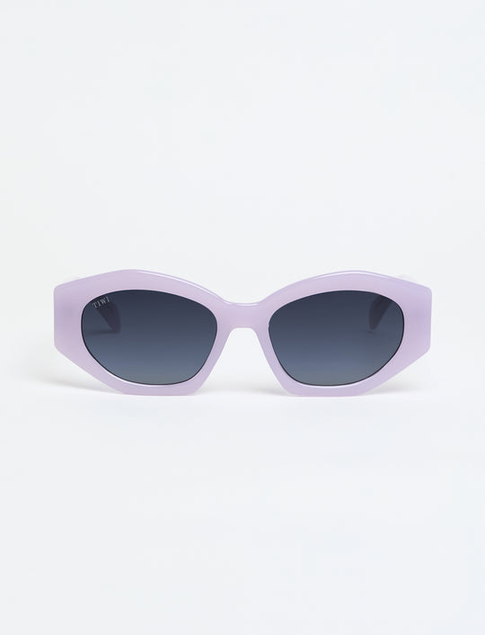 COLETTE Sunglasses Available in more colors Shiny Violet with Blue Gradient Lenses