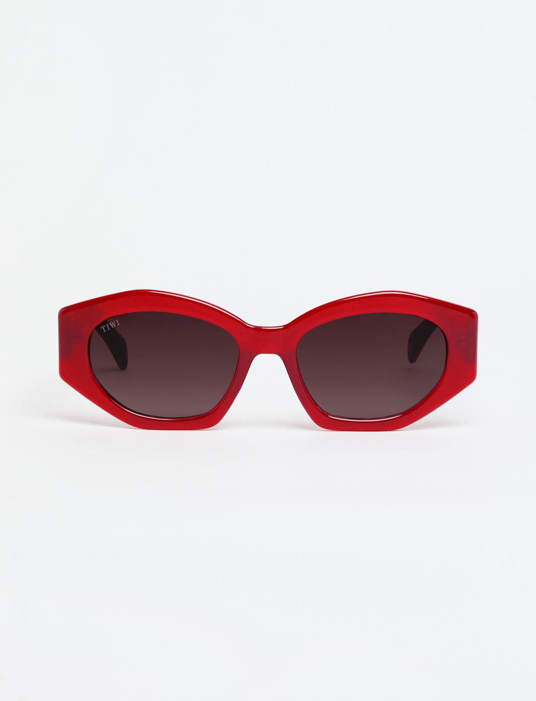 COLETTE Sunglasses Available in more colors Shiny Red with Green Gradient Lenses