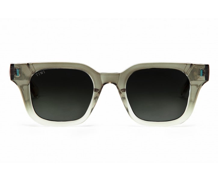 LIO Sunglasses TIWI USA Shiny Gradient Green with Green Gradient Lenses