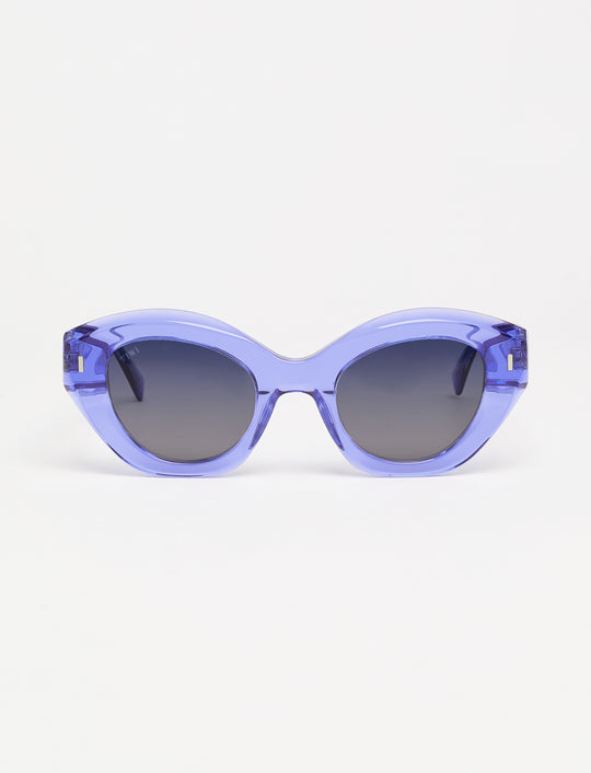 LeClub Giulia Available in more colors Acetate Crystal Blue with Blue Gradient Lenses