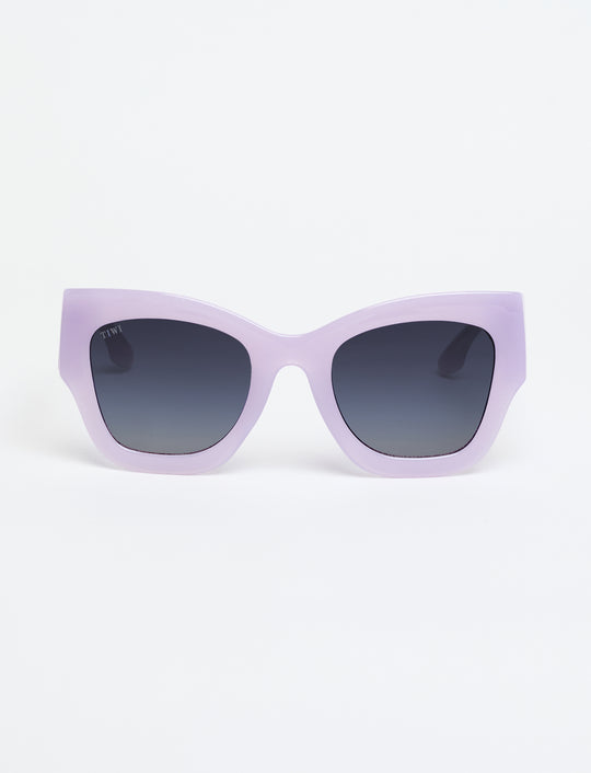 MAYFAIR Available in more colors Shiny Violet with Blue Gradiet Lenses