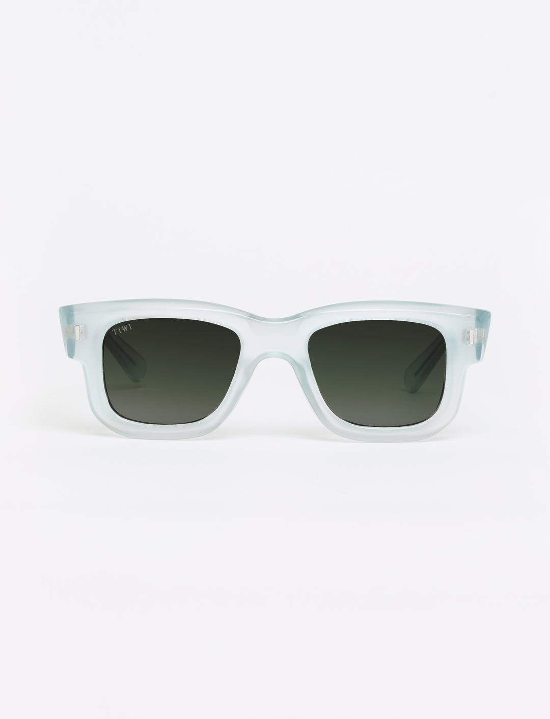 NICO Sunglasses Available in more colors Crystal Light Grey with Smoke Gradient Lenses