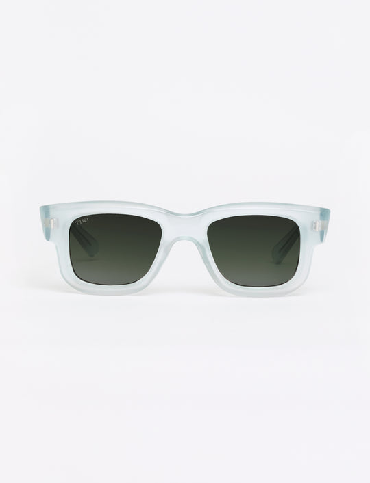 NICO Sunglasses Available in more colors Crystal Light Grey with Smoke Gradient Lenses