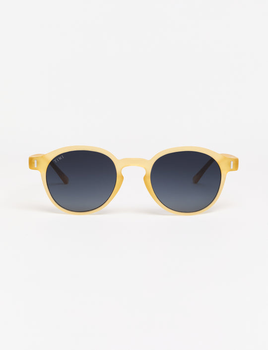 PAOLO Available in more colors Rubber Honey with Green Lenses