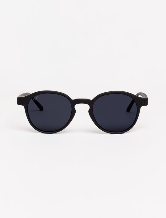 PAOLO Available in more colors Rubber Black with Blue Lenses