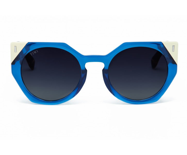 VENUS Sunglasses Available in more colors Shine Dark Blue/beige with Blue Gradient Lenses