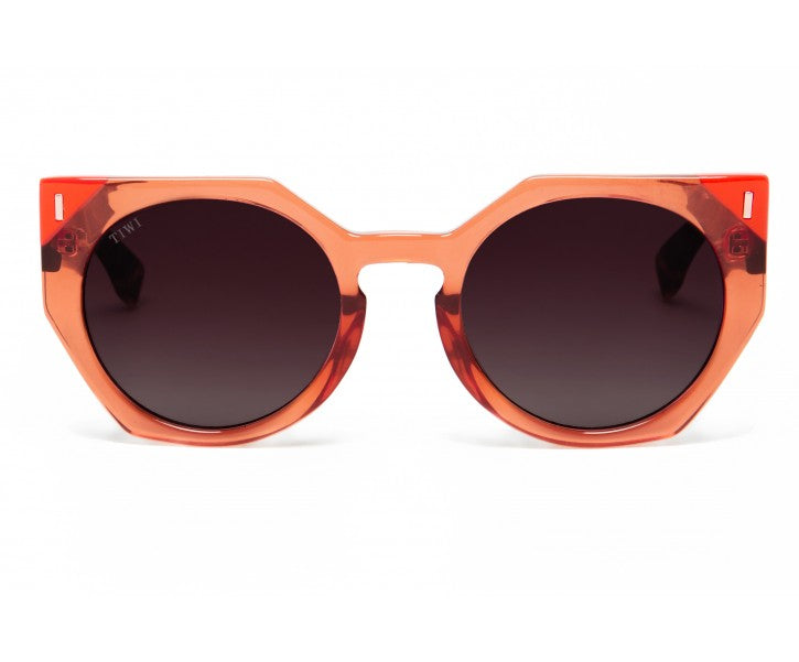 VENUS Sunglasses Available in more colors Shiny Fluor Orange with Brown Gradient Lenses