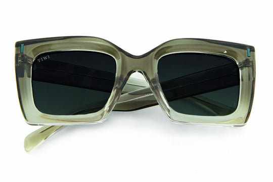MALI Sunglasses Available in more colors Shiny Gradiet Green