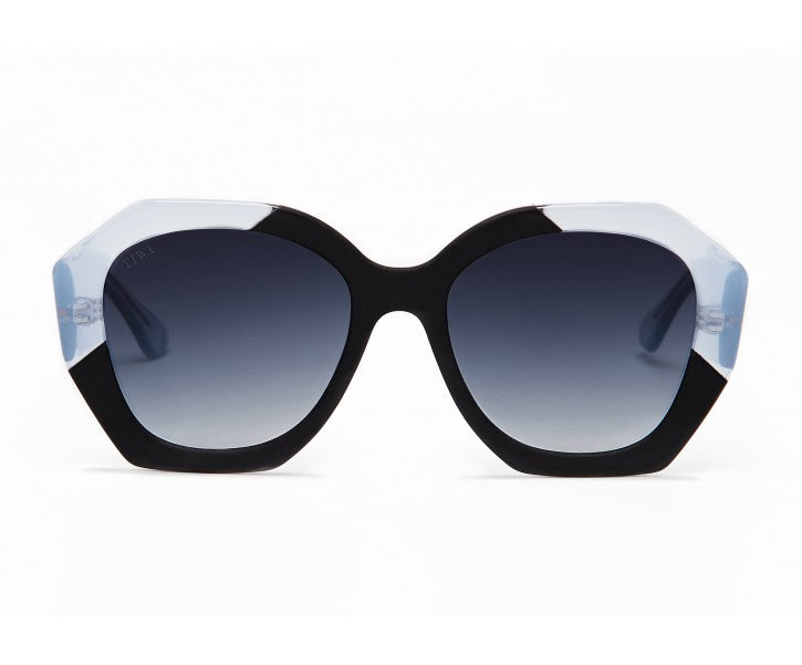 VEGA Sunglasses Available in more colors Bicolour Rubber Black/Blue with Blue Gradiente Lenses
