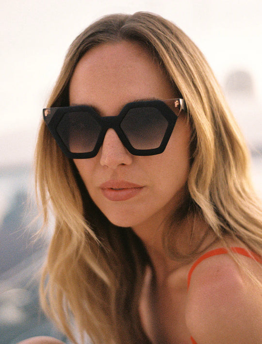 HEXAGON II Sunglasses Available in more colors Rubber Black Pink