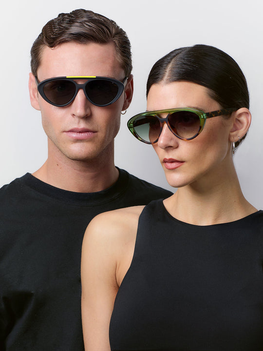 KABUKKI Available in more colors Bicolor Green Tortoise/Shiny Green with Green Gradient Lenses