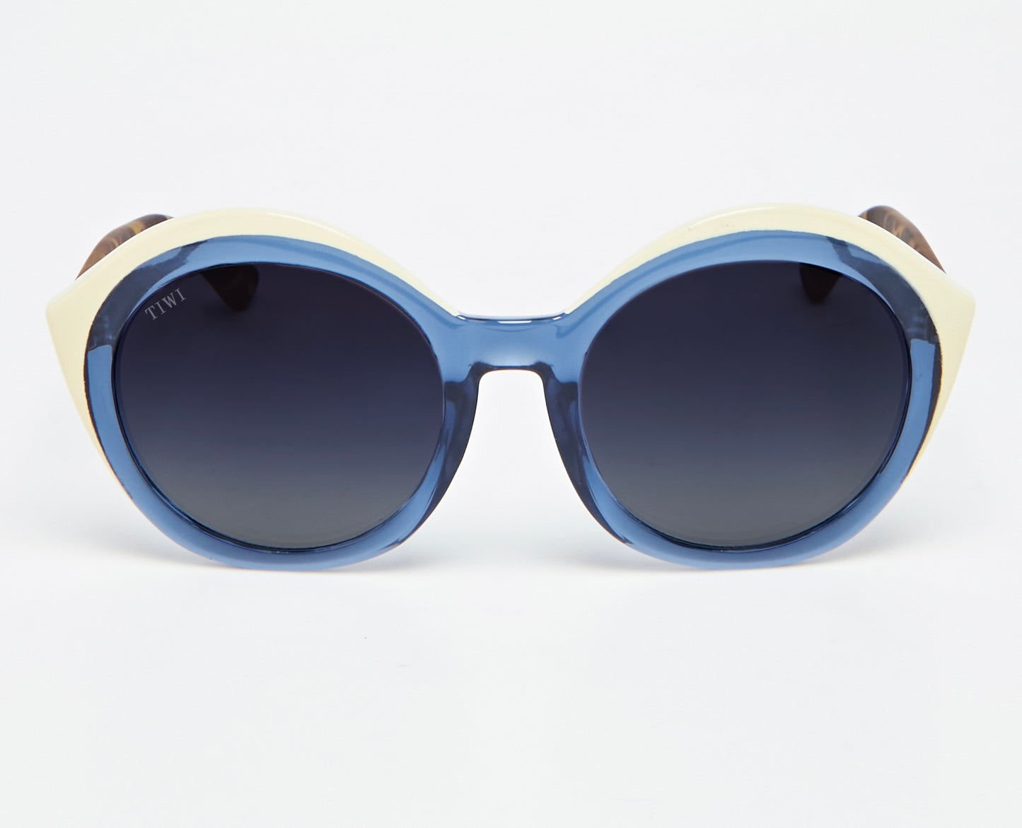 MELVILLE  Available in more colors Bicolor Shiny Ocean Blue/Beige with Blue Gradient Lenses  