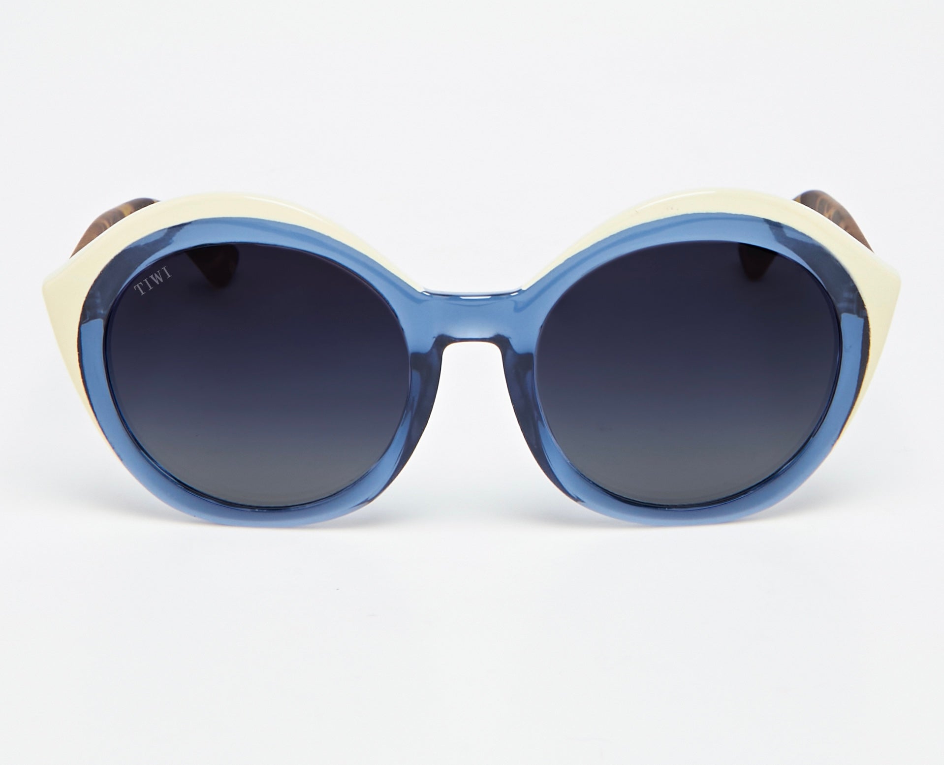 MELVILLE  Available in more colors Bicolor Shiny Ocean Blue/Beige with Blue Gradient Lenses  