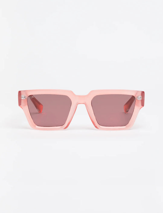 TOKIO SUNSET BLISS Sunglasses Available in more colors Crystal Pink with Pink Lenses