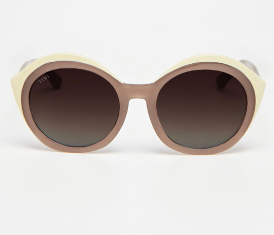 MELVILLE  Available in more colors Bicolor Shiny Coconut/Beige with Brown Gradient Lenses  