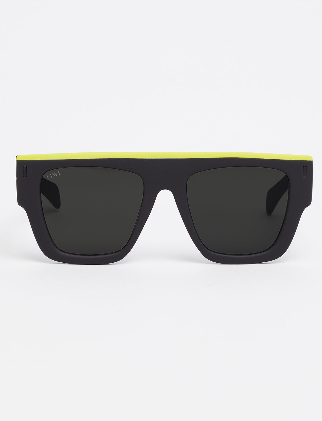 SOLEIL Sunglasses Available in more colors Total Black Yellow Top Line  