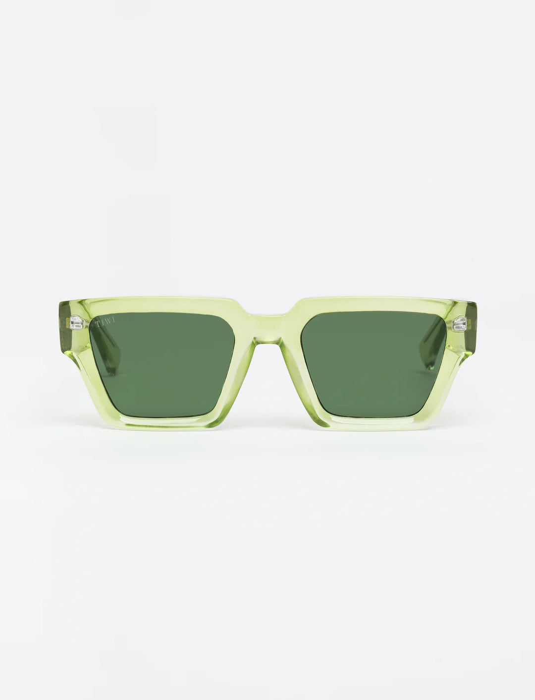 TOKIO SUNSET BLISS Sunglasses Available in more colors Crystal Lime with Lime lenses