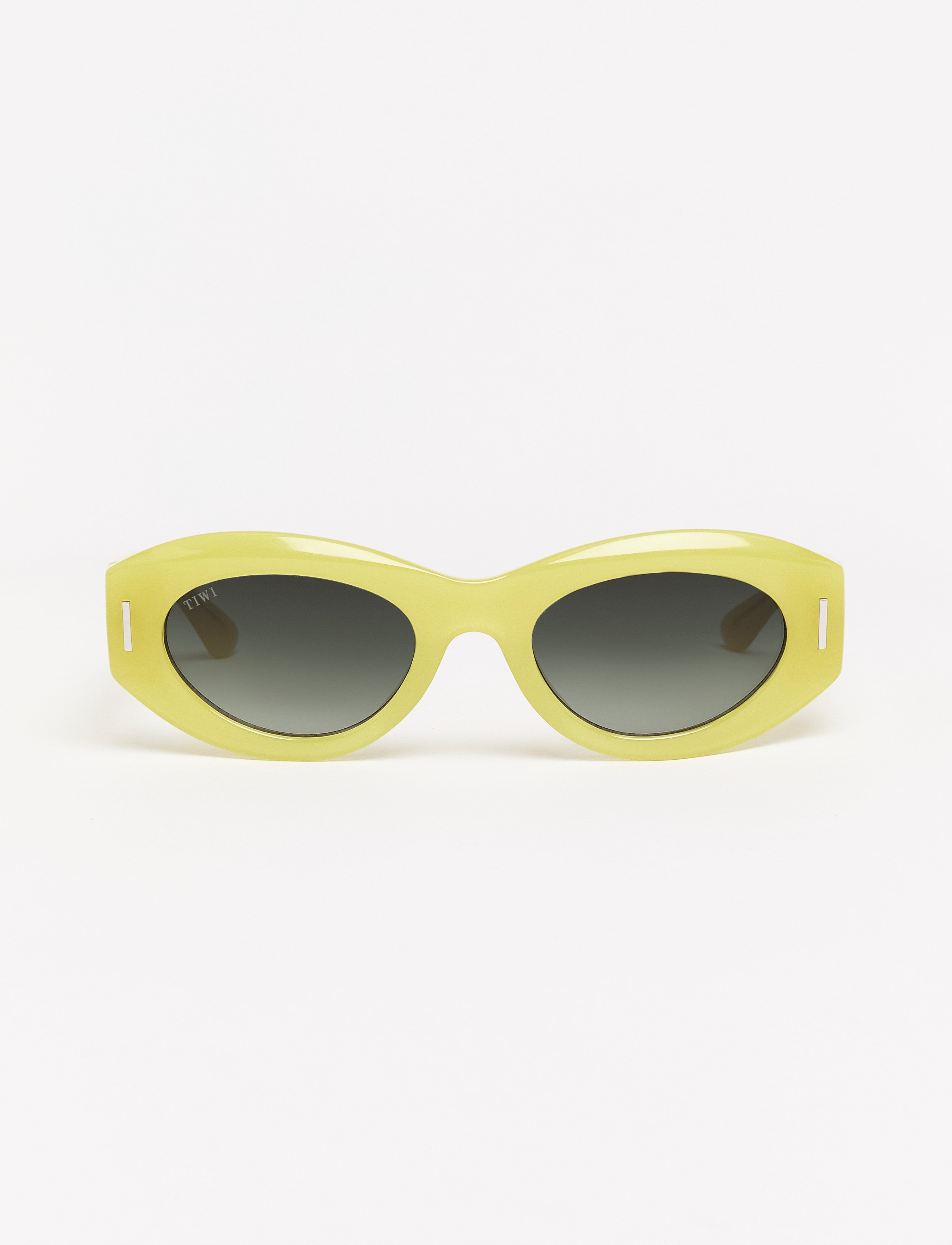 BRUNNA Shiny Yellow with Green Gradient Lenses