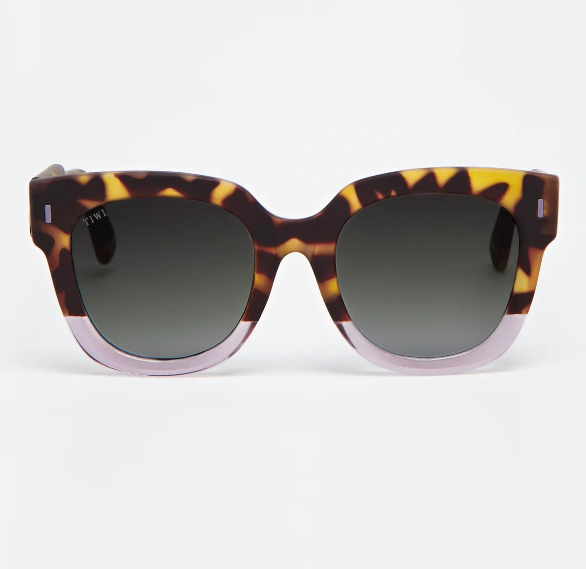 KERR Sunglasses Available in more colors Rubber Bicolor Green Tortoise/Shiny Lavander  