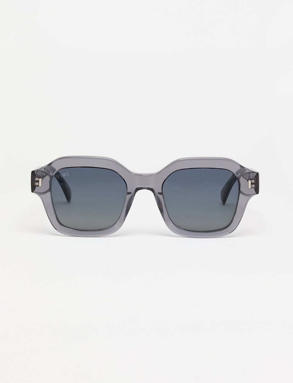 LeClub Carole Available in more colors Acetate Crystal Gray with Clear Blue Lenses