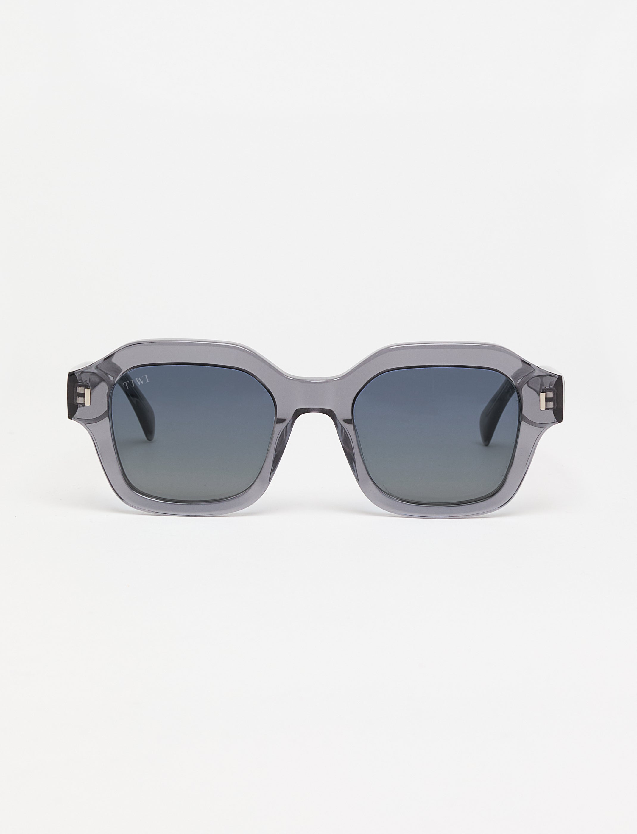 LeClub Carole Available in more colors Acetate Crystal Gray with Clear Blue Lenses