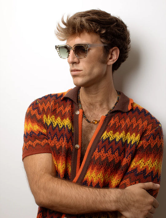 LIO Sunglasses Available in more colors Shiny transparent/Gradient stripe Green with Green Gradient lenses
