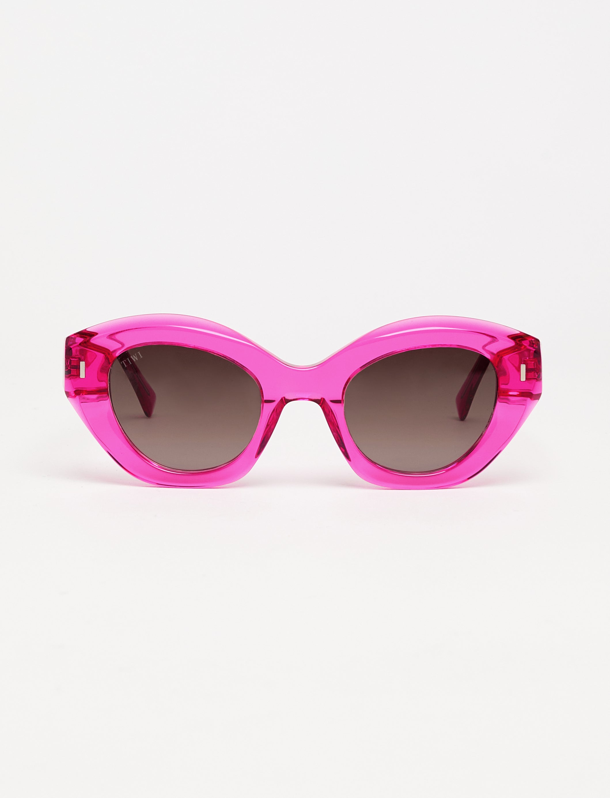 LeClub Giulia Available in more colors Acetate Crystal Pink with Blue Gradient Lenses