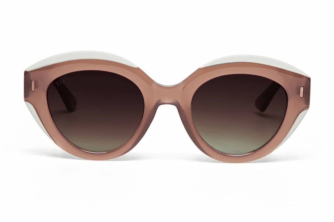 ANNE Sunglasses Available in more colors Shiny Coconut/Beige with Brown Gradient Lenses  