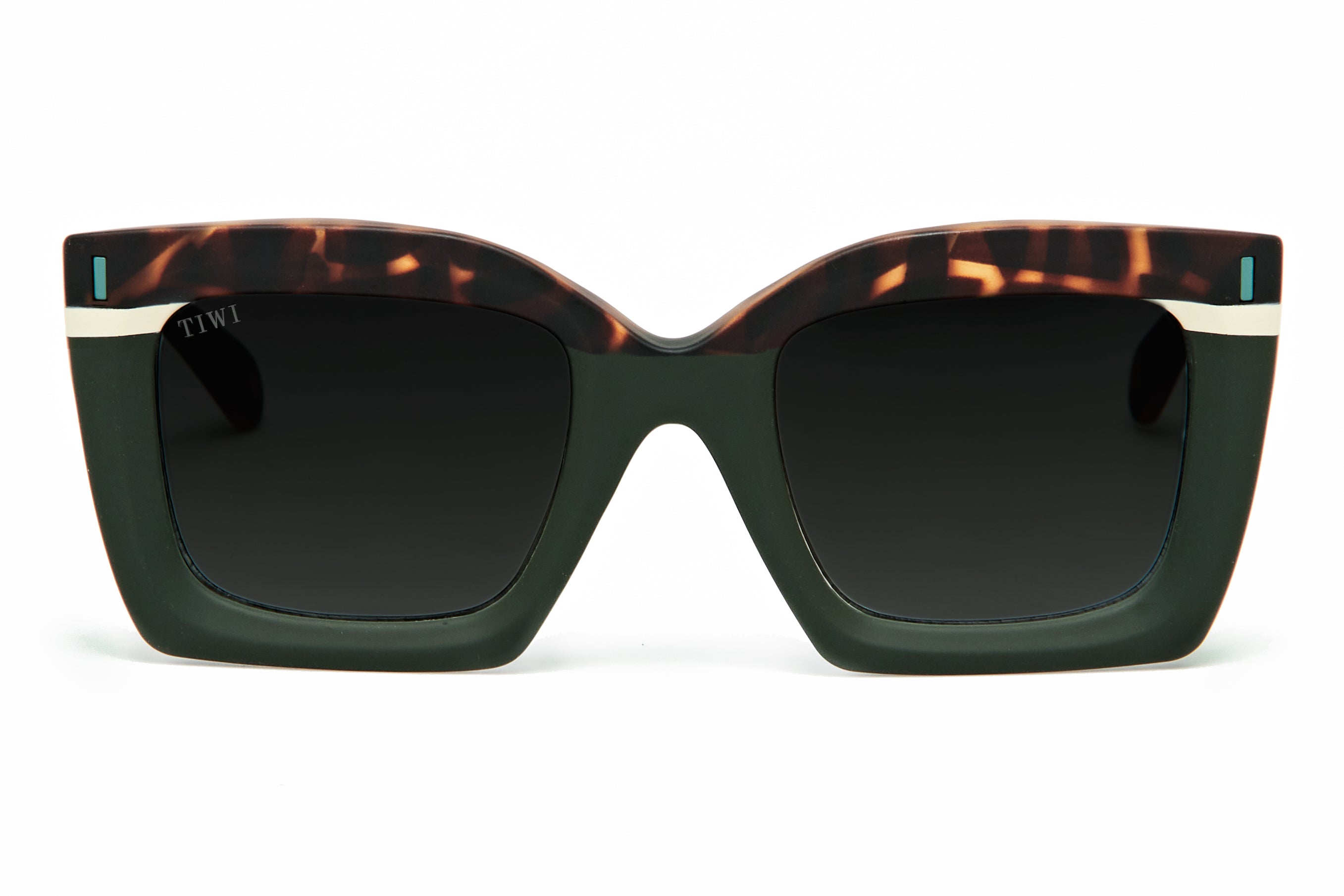 MALI Sunglasses Available in more colors Rubber Tricolor Green  