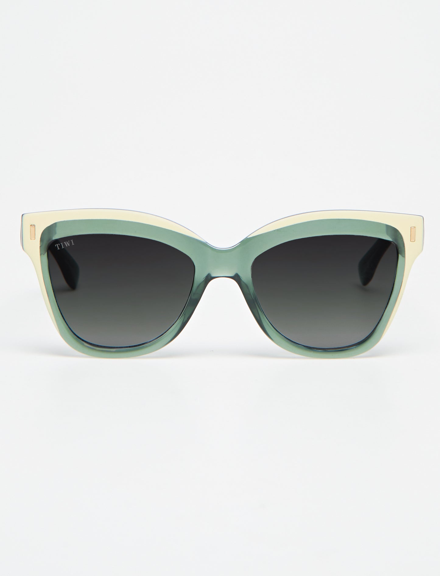 MAUI Sunglasses Available in more colors Shiny Green Butterfly with Green Gradient Lenses  