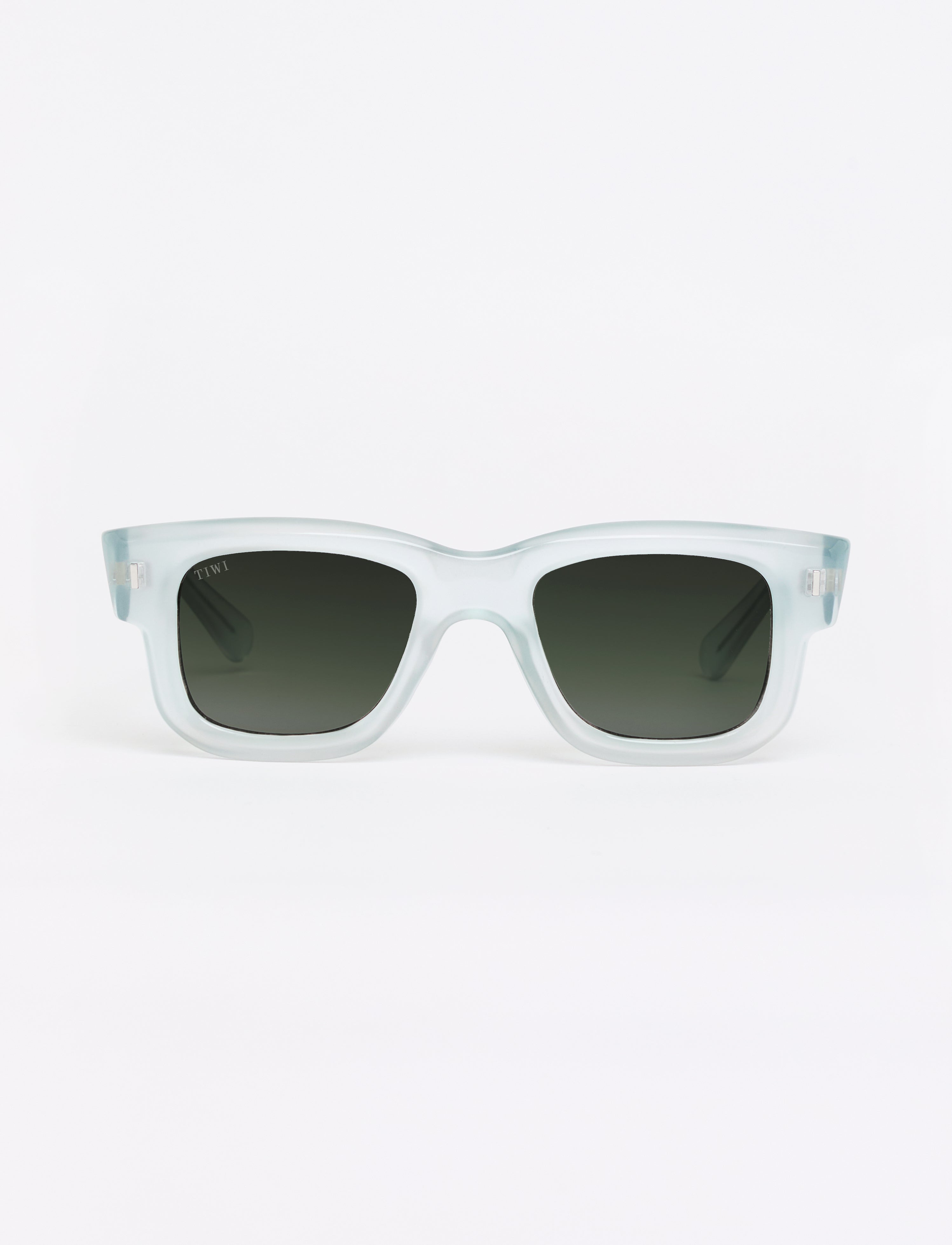 NICO Sunglasses Available in more colors Crystal Light Grey with Smoke Gradient Lenses