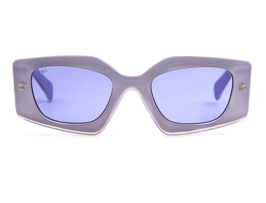 SEUL SUNSET BLISS Sunglasses Available in more colors Crystal Pastel Lavander with Lavander lenses