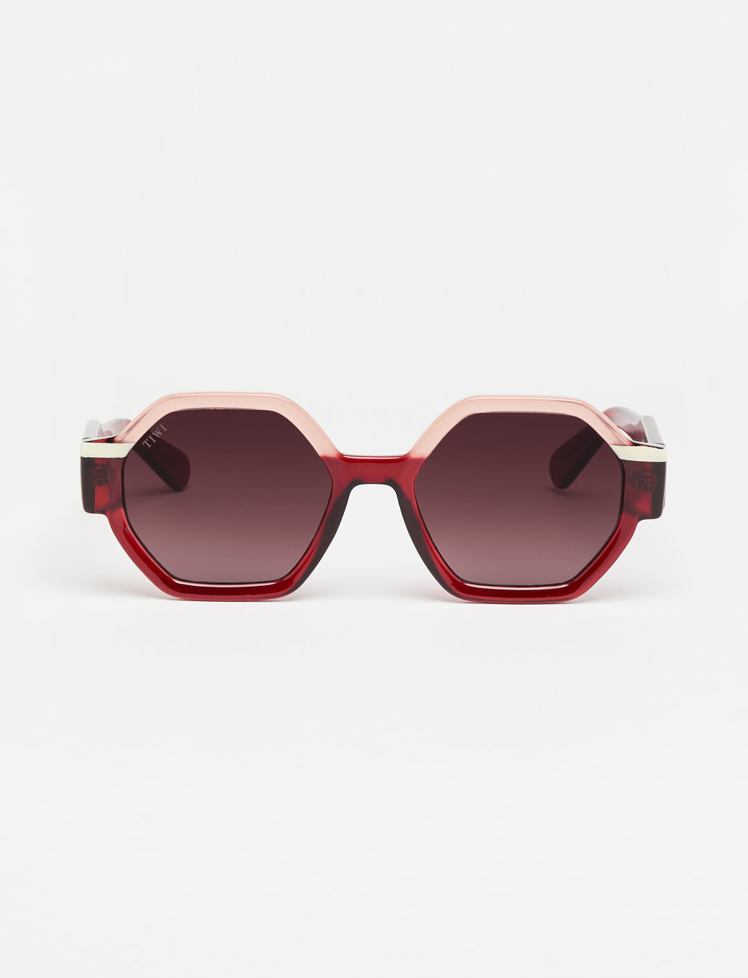 VALETTE Available in more colors Shiny Tricolor Red/Pink/Beige With Burgundy Grandient Lenses