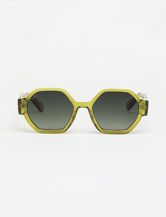 VALETTE Available in more colors Shiny Olive Green/Beige Topline with Green Gradient Lenses