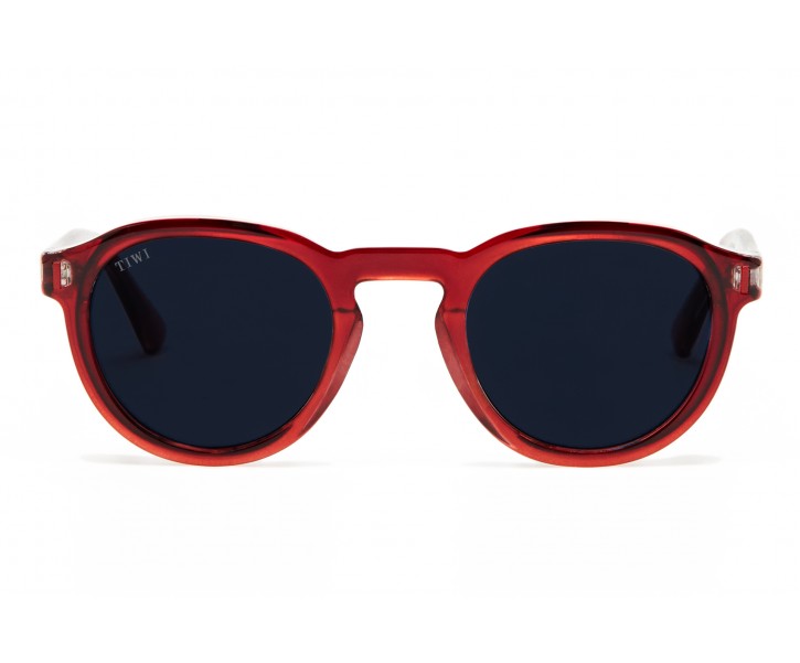 DEAN Sunglasses Available in more colors Shiny Red with Blue Lenses (Polarized)  