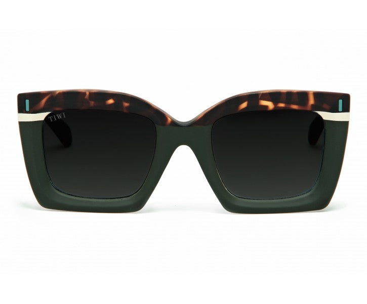 MALI Sunglasses TIWI USA Tricolour Green/Beige/Green tortoise  