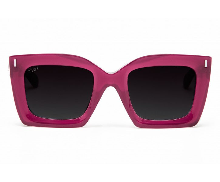 MALI Sunglasses TIWI USA Shiny Cherry with Burgundy gradient lenses  