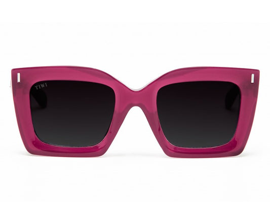 MALI Sunglasses TIWI USA Shiny Cherry with Burgundy gradient lenses  