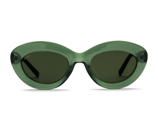 CANNET Sunglasses Available in more colors Shinny Green with Green lenses  