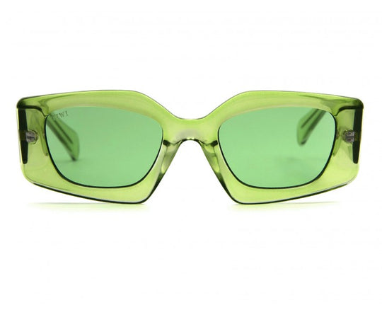 SEUL SUNSET BLISS Sunglasses Available in more colors Crystal Lime with Lime lenses  