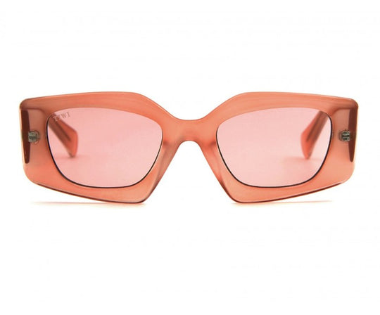 SEUL SUNSET BLISS Sunglasses Available in more colors Crystal Pink with Pink lenses  