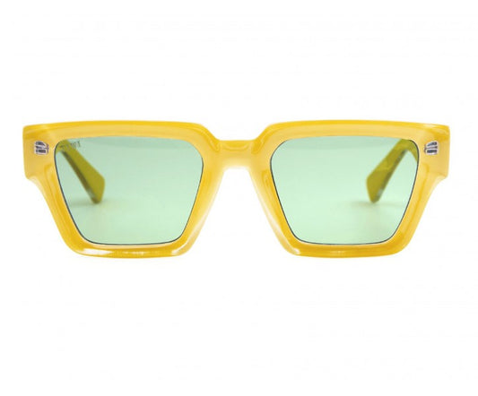 TOKIO SUNSET BLISS Sunglasses Available in more colors Crystal Pastel Yellow with Yellow lenses  