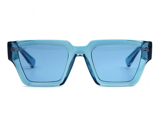 TOKIO SUNSET BLISS Sunglasses Available in more colors Crystal Blue with Blue lenses  