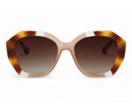 VEGA Sunglasses Available in more colors Tricolour Havana/Ice/Coconut with Brown Gradient Lenses  
