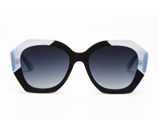 VEGA Sunglasses Available in more colors Bicolour Rubber Black/Blue with Blue Gradiente Lenses  