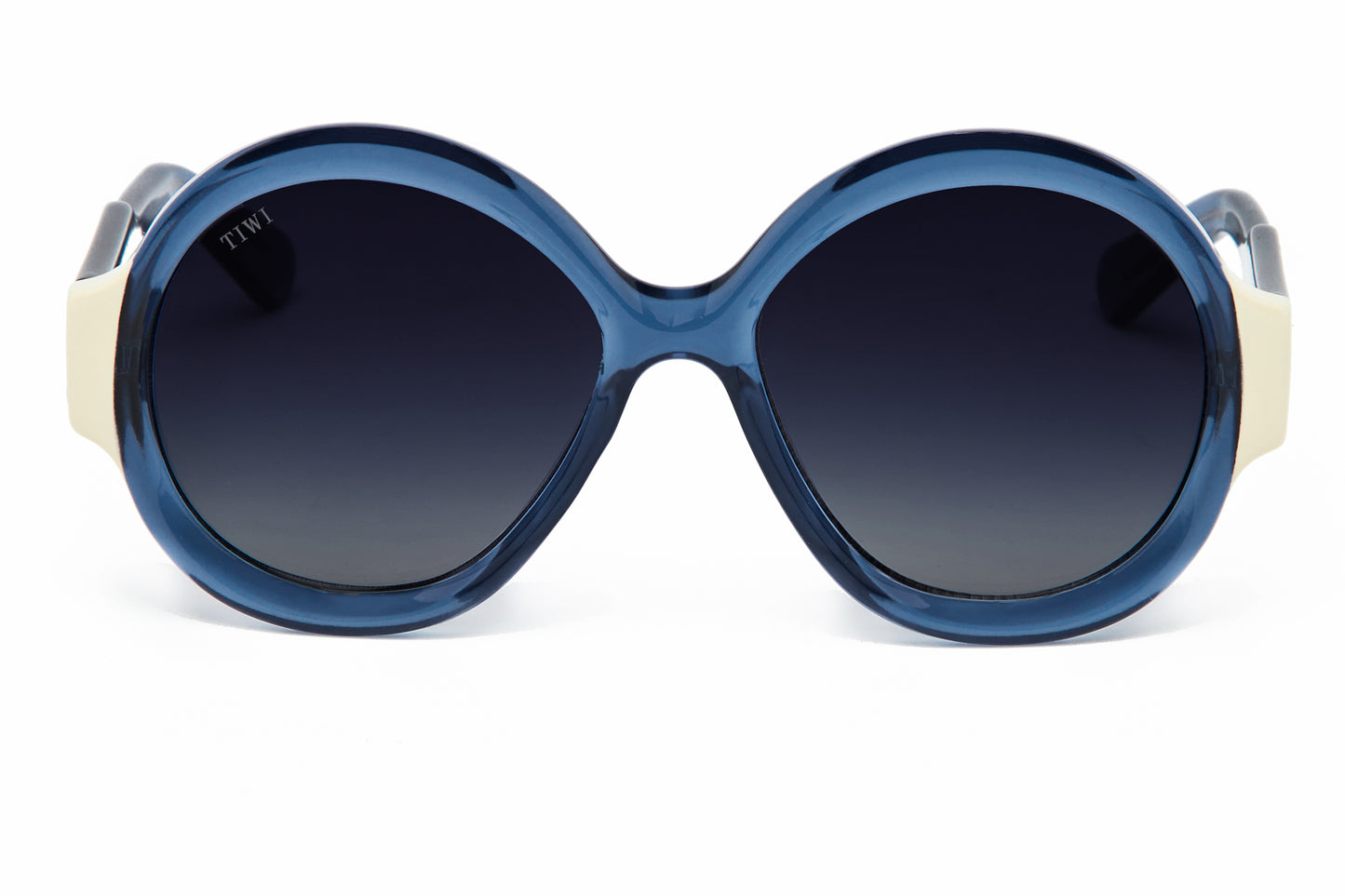 GAMBETTA Sunglasses Available in more colors Ocean Blue/Beige with Blue Gradient Lenses  
