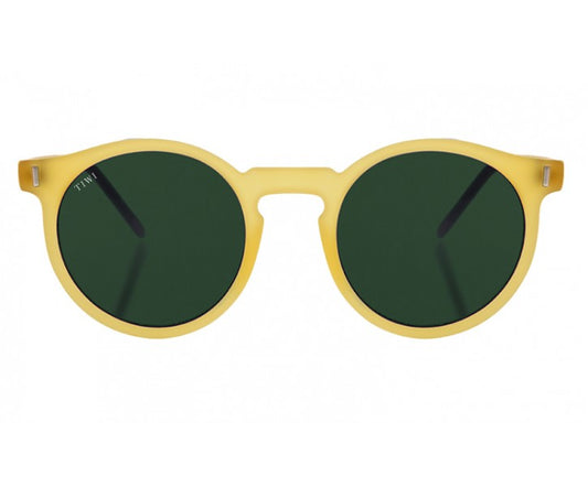 ANTIBES Sunglasses Available in more colors Rubber Honey with Green Lenses  
