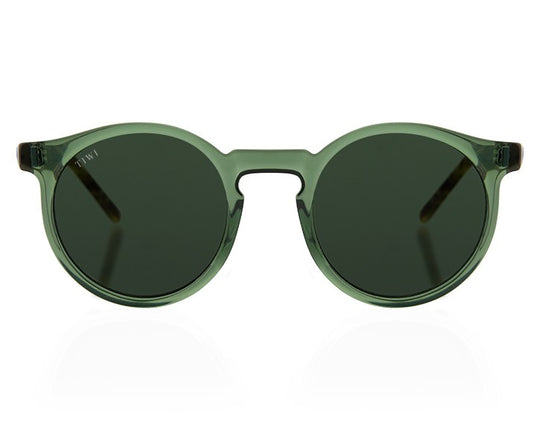 ANTIBES Sunglasses Available in more colors Shiny Green/tortoise tips with Green Lenses  