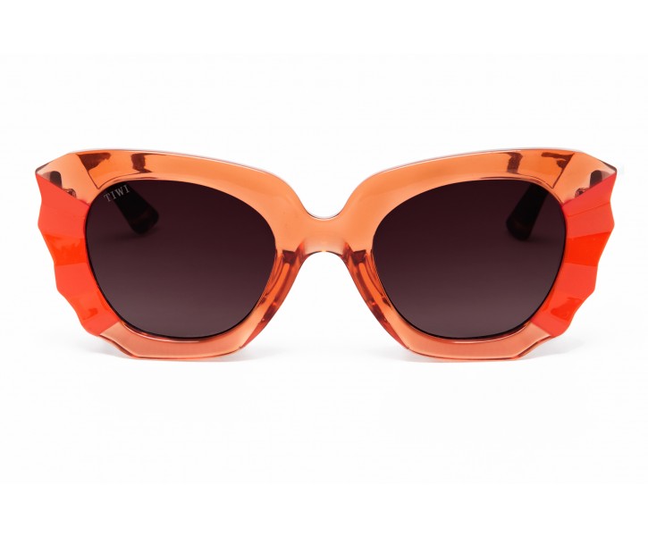 MATISSE Sunglasses Available in more colors Shiny Flour Orange/Tortoise Temples  